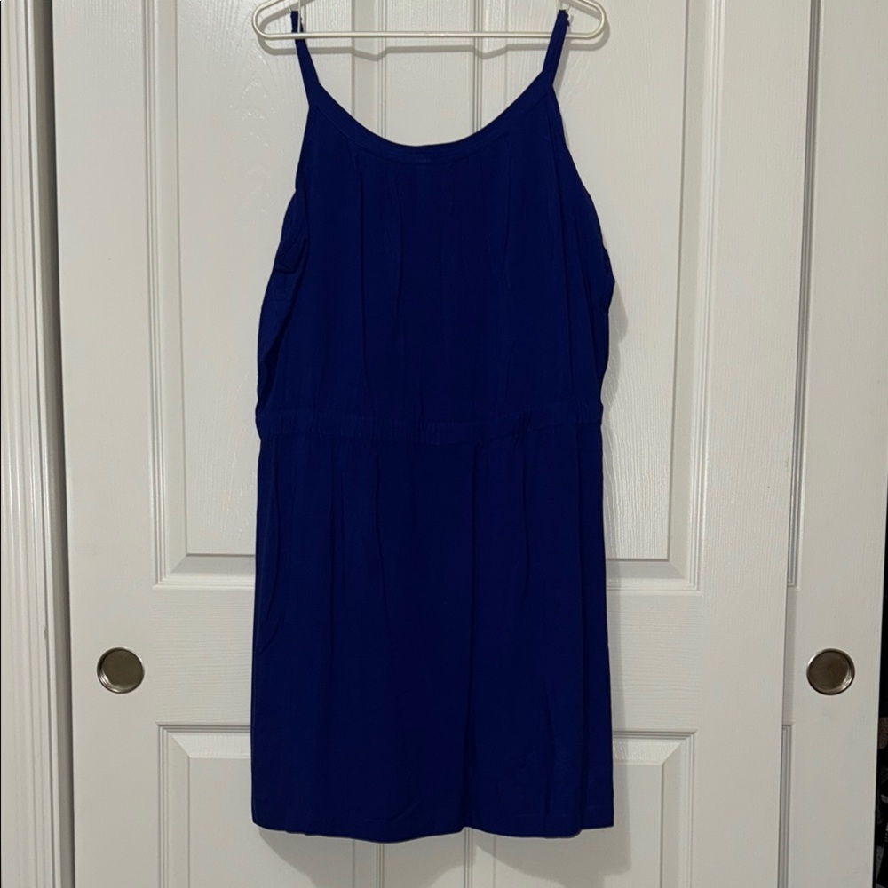 Elegant Blue Midi Dress